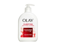 Olay Niacinamide + Peptide 24 Clarifying Face Wash, Sulfate-Free,16 fl oz/473 mL - thumbnail 1