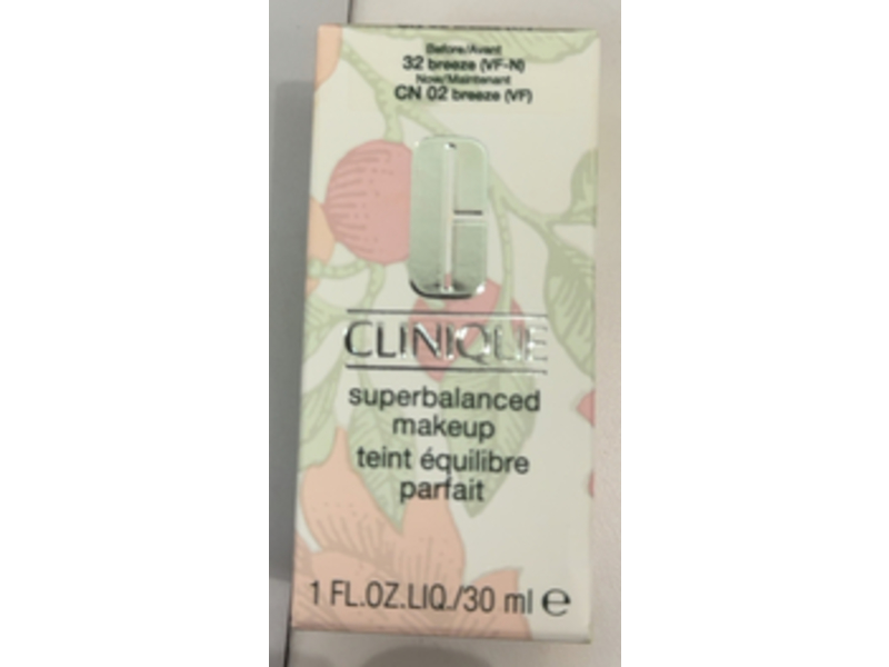 Clinique Superbalanced Makeup Foundation, CN 02 Breeze, 1 fl oz/30 mL