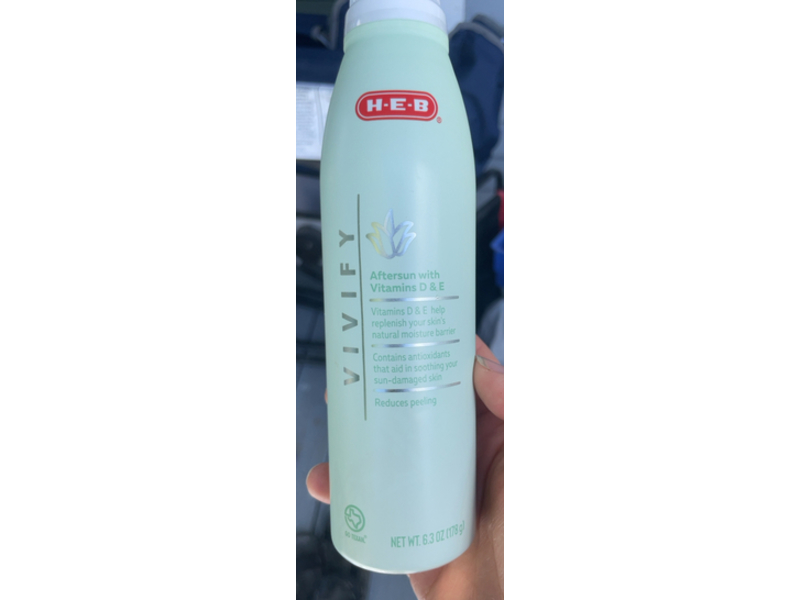 H-E-B Vivify After Sun Spray, Vitamin D & E, 6.3 oz/178 g