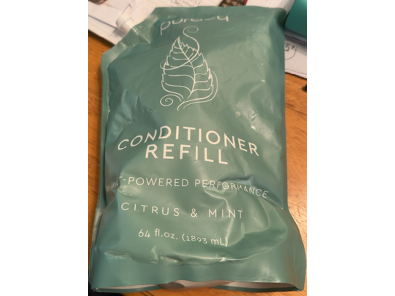 Puracy Refill Conditioner, Citrus & Mint, 64 fl oz/1893 mL