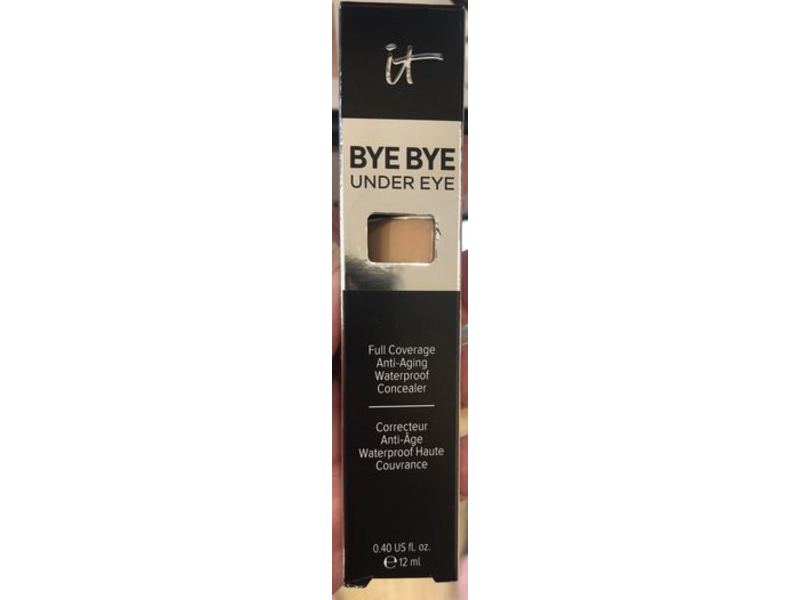 It Cosmetics Bye Bye Under Eye, Full-Coverage Anti-Aging Waterproof Concealer, 35.5 Rich (W), 0.4 fl oz/12 mL