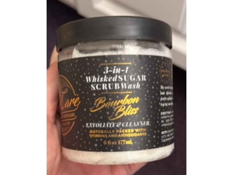 Me Care Bourbon Bliss 3-in-1 Whished Sugar Scrub Wash, 6 fl oz/177 mL