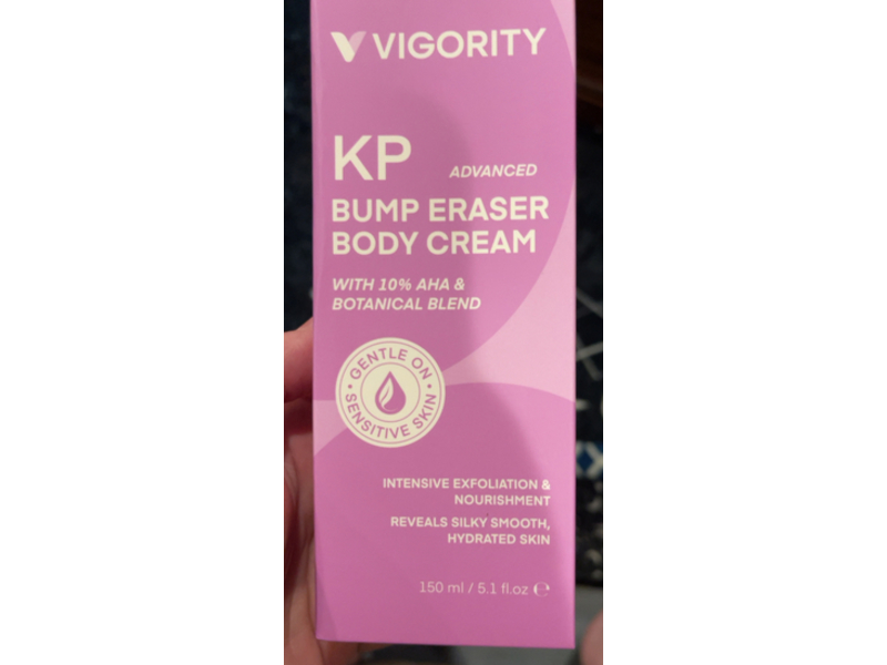 Vigority KP Advanced Bump Eraser Body Cream, 501 fl oz/150 mL