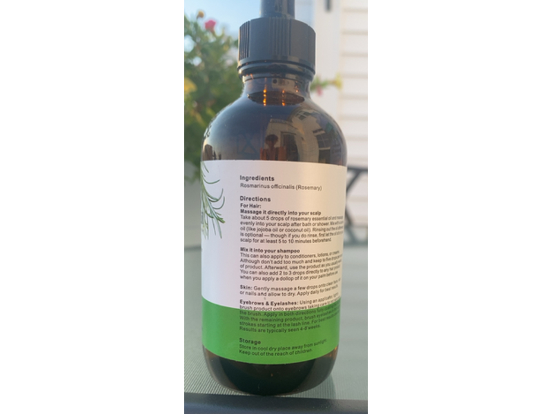 Aliver Essential Oil, Rosemary, 4.04 fl oz/120 mL