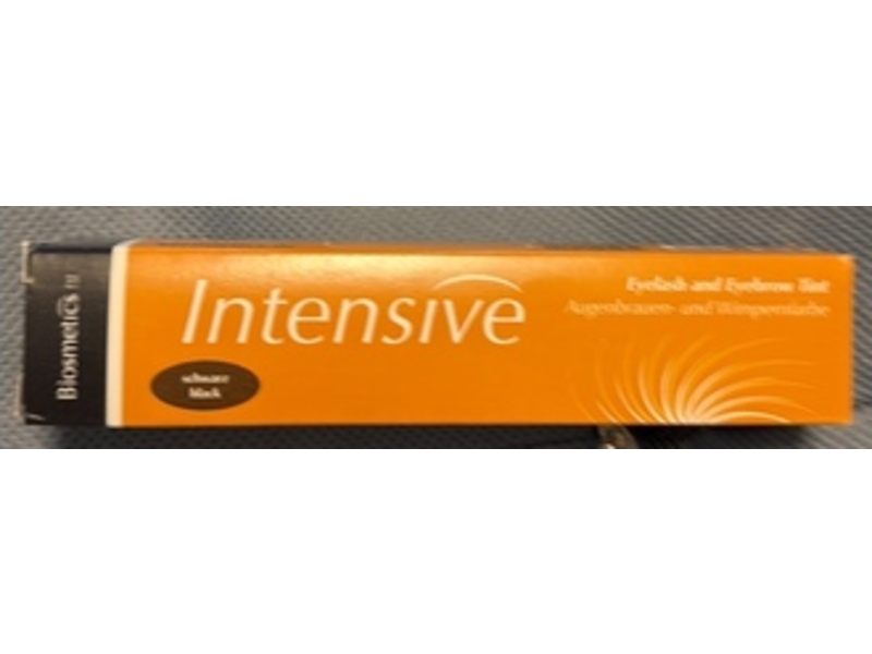 Biosmetics Intensive Eyelash & Eyebrow Tint, Black, 20 mL