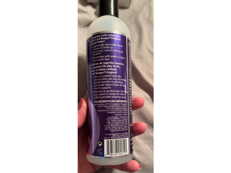 Curl Keeper Liquid Styler Frizz Free, 12 fl oz/355 mL