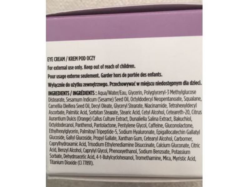 Arbonne AgeWell Enriching Eye Cream, Caffeine + Bakuchiol, 0.5 oz/15 ml