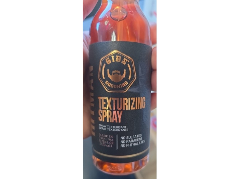 Gibs Grooming Hitman Texturizing Spray, 5.75 fl oz/170 mL