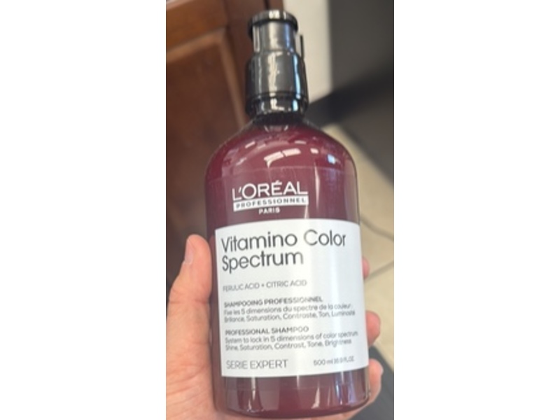 L'Oréal Professionnel Paris Vitamino Color Spectrum Shampoo, 16.9 f oz/500 mL