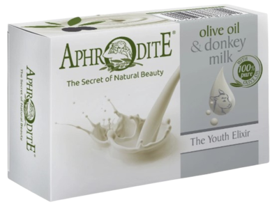 Aphrodite Skin Care Bar, Olive Oil & Donkey Milk, 3.53 oz/100 g