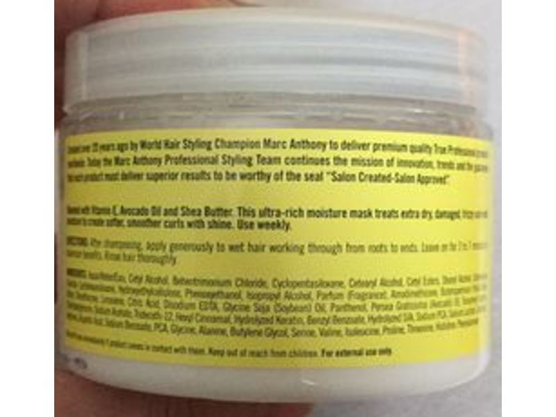 Marc Anthony Strictly Curls Deep Hydrating Mask, Defrizz & Moisturize, 10 fl oz/295 mL