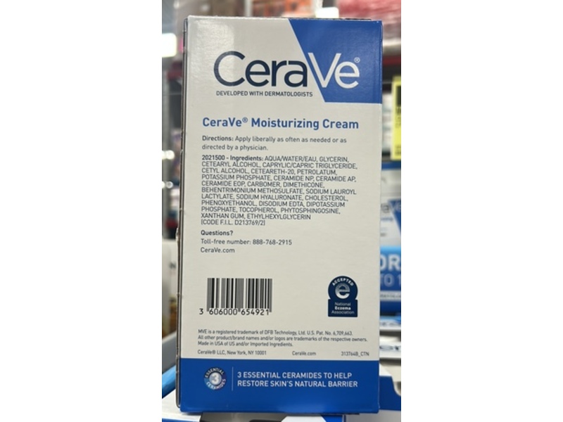CearVe Moisturizing Cream Multi-Pack, 28 oz/453 g