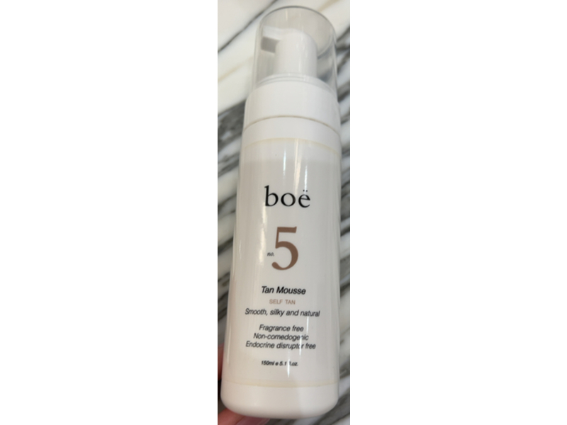 Boe Beaute No. 5 Self Tan Mousse, 5.1 fl oz/150 mL