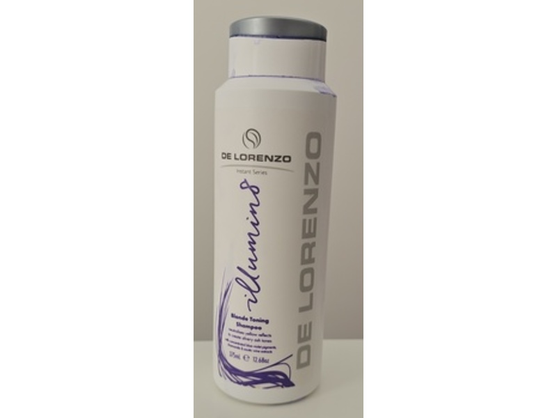 De Lorenzo Illumin8 Blonde Toning Shampoo, 12.68 fl oz/375 mL