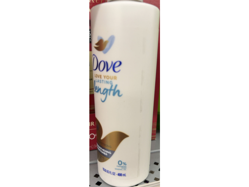 Dove Love Your Lasting Length Conditioner, 13.5 fl oz/400 mL