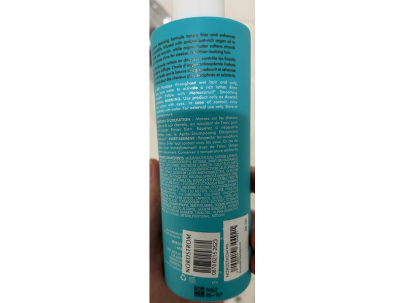 Moroccanoil Smoothing Shampoo, 8.5 fl oz/250 mL