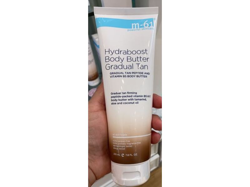 M-61 Hydraboost Body Butter Gradual Tan, Unscented, 7.8 fl oz/230 mL