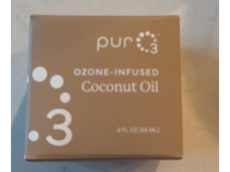 Puro3 Ozone-Infused Coconut Oil, 2 fl oz/59 mL
