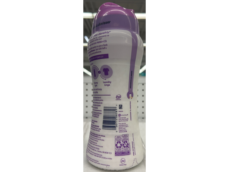 Downy Light Laundry Scent Booster, White Lavender, 13.4 oz/379 g