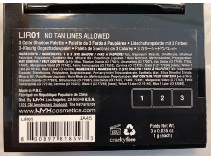 NYX Professional Makeup Love In Rio Eyeshadow Palette, Lir01, 0.105 oz/1 g