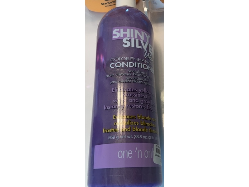 One 'n Only Shiny Silver Ultra Color Enhancing Conditioner, 33.8 oz/959 g