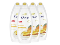 Dove Glow Body Wash, Mango + Almond Butter, 22 fl oz/650 mL, Pack Of 4 - thumbnail 1