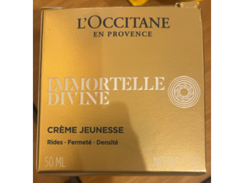 L'Occitane En Provence Immortelle Divine Face Cream, 1.7 oz/50 mL