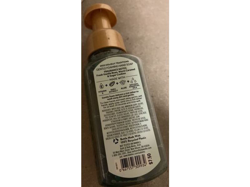 Bath & Body Works Gentle Foaming Hand Soap, Vanilla Bean Noel, 8.75 fl oz