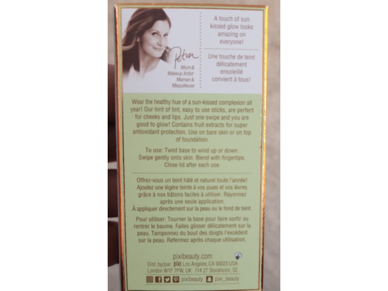 Pixi On The Glow Bronze Tinted Moisture Stick, Soft Glow, 0.6 oz/19 g