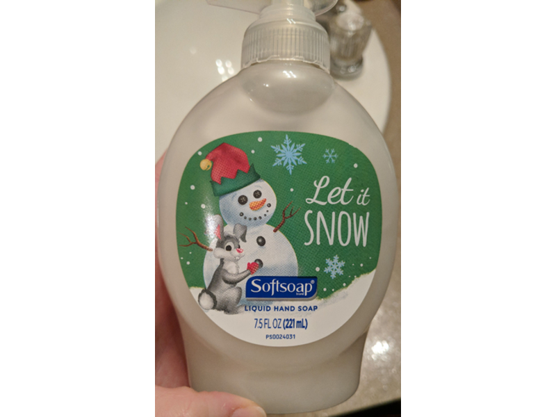 Softsoap Liquid Hand Soap, Let It Snow, 7.5 fl oz/221 mL