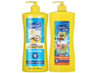 Suave Kids 3-in-1 Tear Free Shampoo, Conditioner & Body Wash Set, Minions Fresh Fun + SpongeBob SquarePants JellyFish Splash, 28 fl oz/828 mL - thumbnail 1