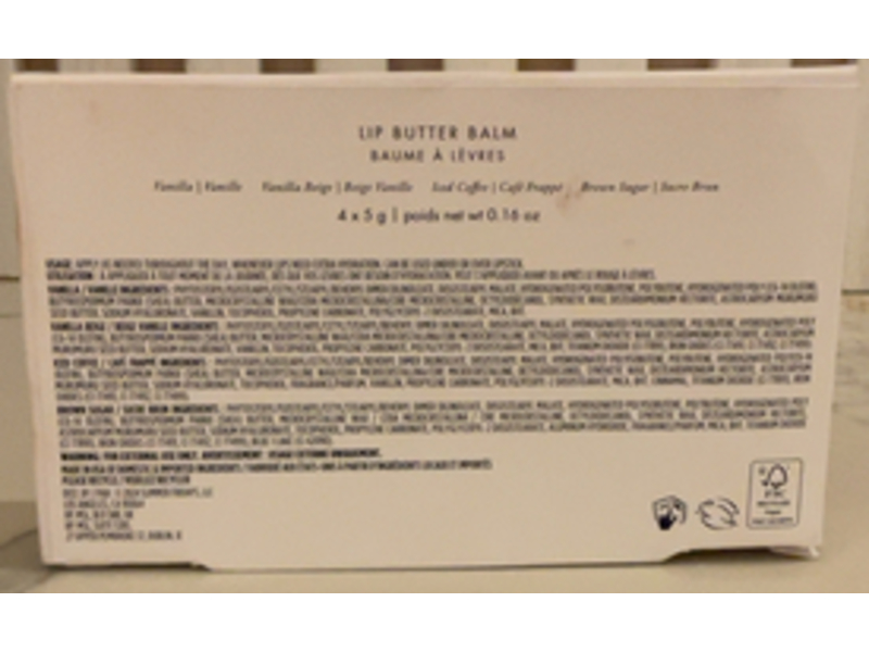 Summer Fridays The Mini Neutrals Lip Butter Balm Set, Vanilla, Vanilla Beige, Iced Coffee & Brown Sugar, 0.16 oz/5 g