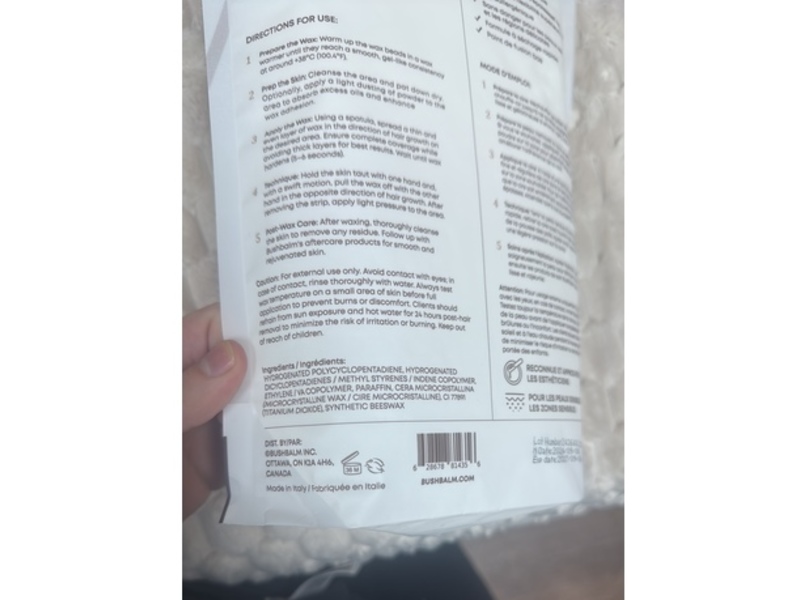 Bushbalm Pro Bushbeads Premium Hard Wax, Unscented, 35 oz/1 kg