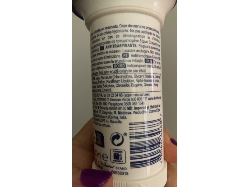 Dove Moisturising Cream, Original, 50 mL