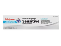 Walgreens Restore & Defend Sensitive Fluoride Toothpaste, Extra Fresh, 3.4 oz/96.3 g - Image 2