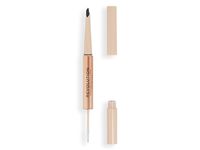 Revolution Fluffy Brow Duo 2-in-1 Blade Pencil & Clear Brow Gel, Ash Brown - thumbnail 1