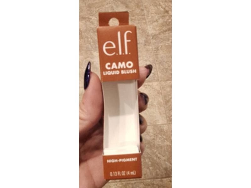 e.l.f. Camo High-Pigment Liquid Blush, Bronze Bombshell, 0.13 fl oz/4 mL