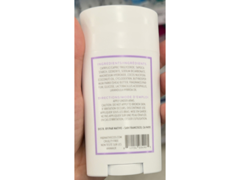 Native Deodorant, Lilac & White Tea, 2.65 oz/75g