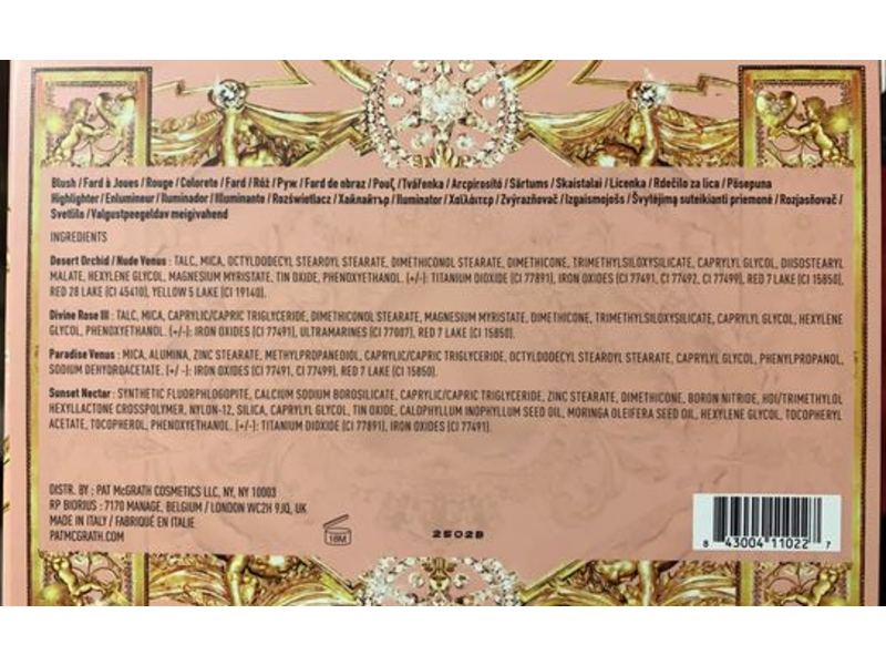 Pat McGrath Labs Divine Blush + Glow Palette, Nude Venus
