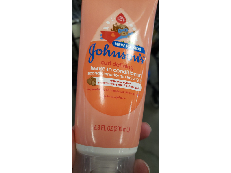 Johnson's Baby Curl Defining Leave-In Conditioner, 6.8 fl oz/200 mL