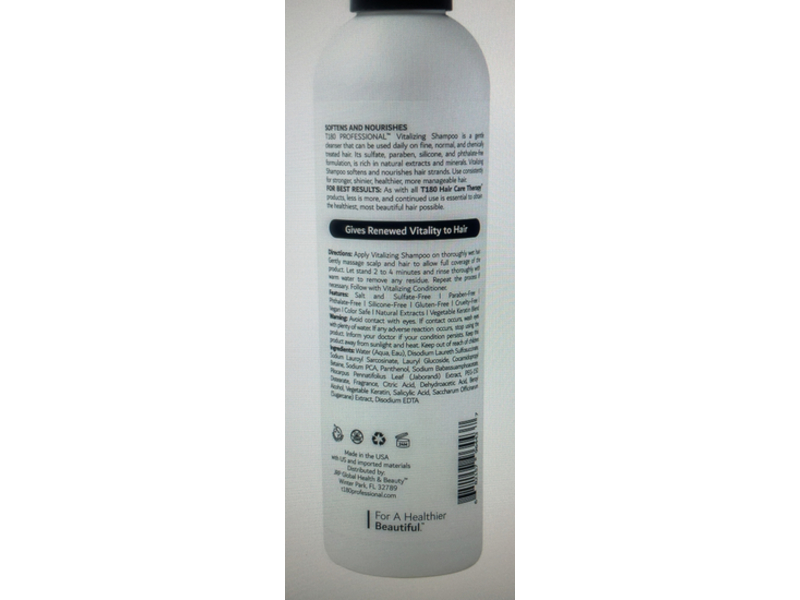 T180 Professional Vitalizing Shampoo, 8 fl oz/237 mL