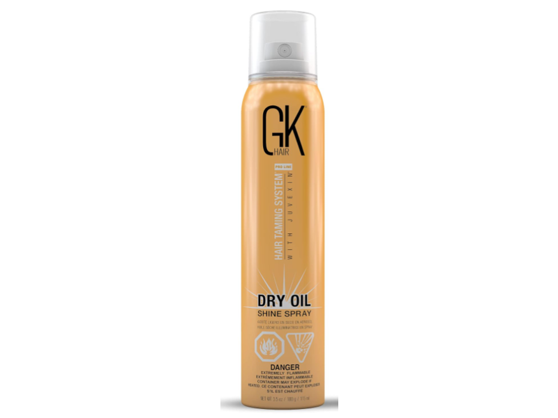 GK Hair Pro Line Hair Taming System Shine Spray, Dry Oil, 3.5 oz/115 mL