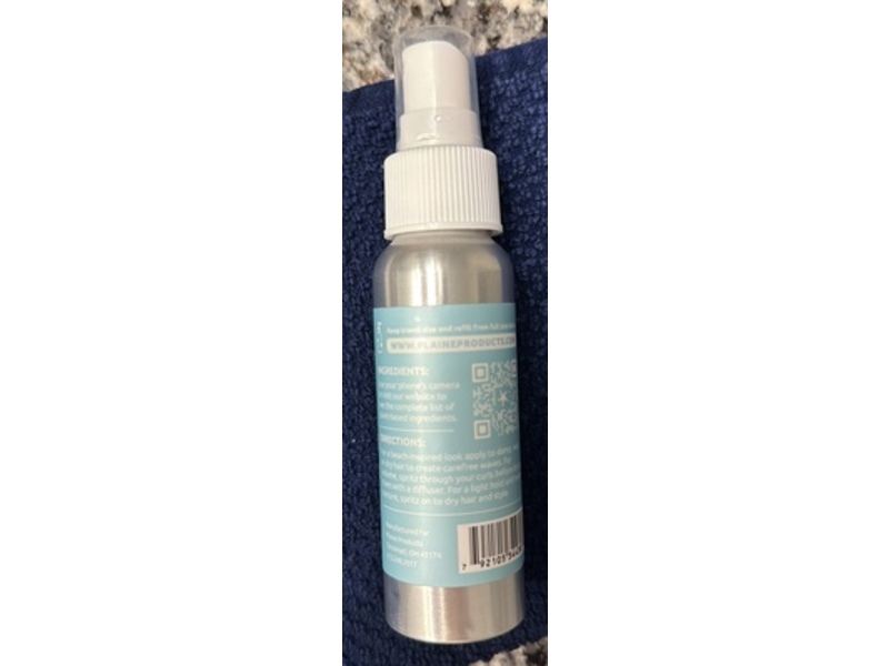 Plaine Products Sea Salt Spray, Citrus, 2.5 fl oz/74 mL