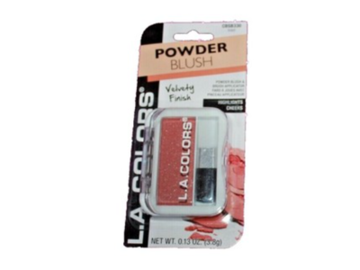 L.A. Colors Powder Blush, C62239 Berry, 0.13 oz/3.8 g