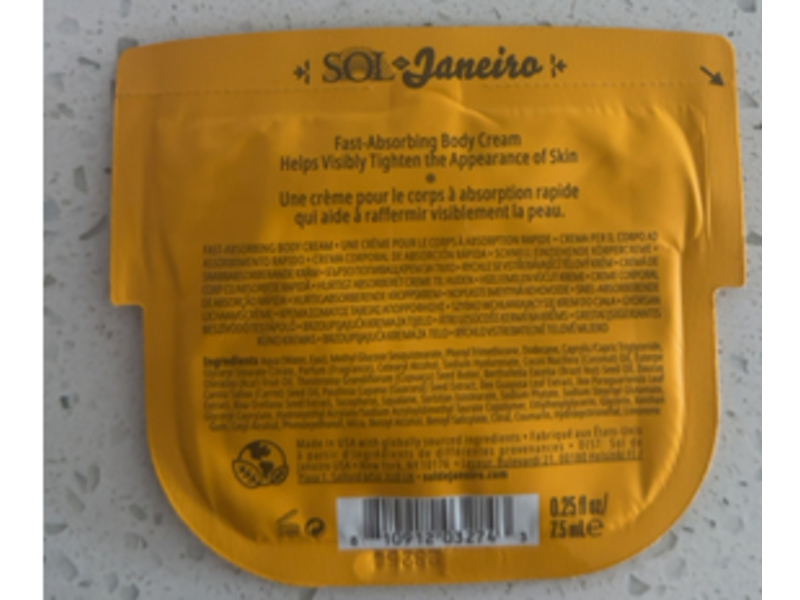 Sol De Janeiro Brazilian Bum Bum Cream, Guarana Extract, 0.25 fl oz/7.5 mL