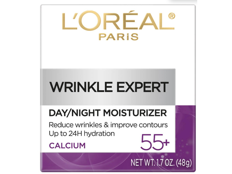 L'Oreal Paris Wrinkle Expert Day/Night Moisturizer, 55+ Calcium, 1.7 oz/48 g