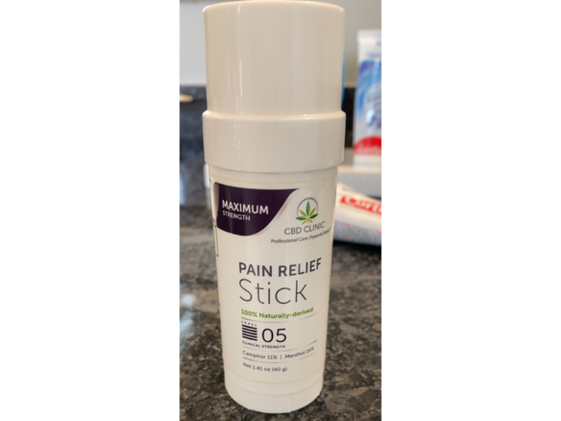CBD Clinic Strength 5 Pain Relief Stick, 1.41 oz/40 g