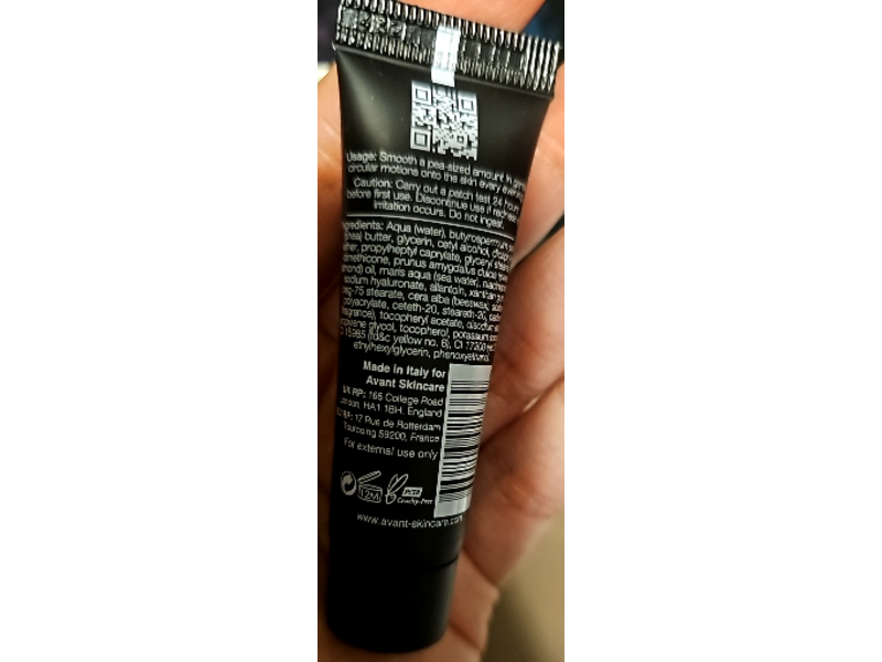 Avant Deluxe Vivifying Face & Eye Night Cream, Hyaluronic Acid, 0.34 fl oz/10 mL