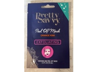Pretty Savvy Exfoliating Peel Off Mask, Orange Kiwi, 0.5 fl oz/15 mL - thumbnail 2