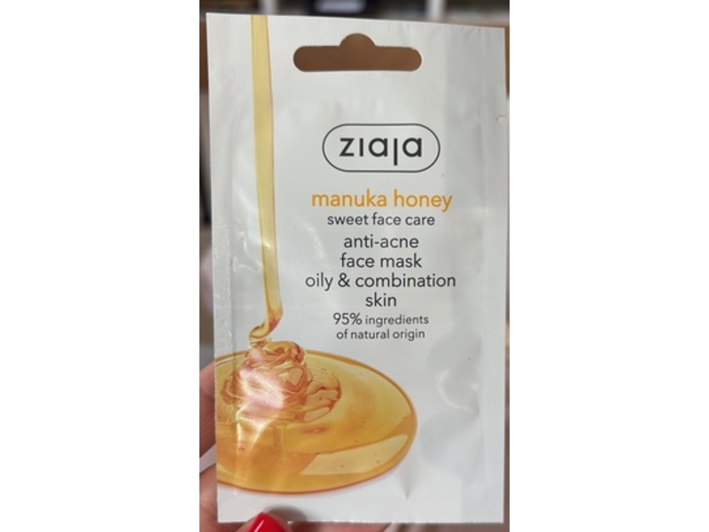 Ziaja Anti-Acne Face Mask, Manuka Honey, 0.24 fl oz/7 mL